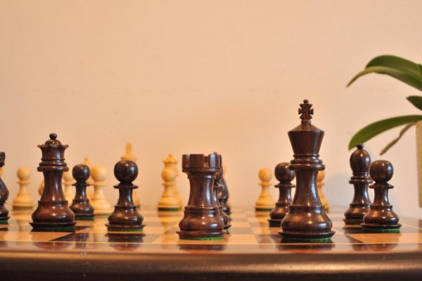 Margaret Anne Knight Staunton 3 inch King - Bud Rosewood Chess Pieces - Image 16