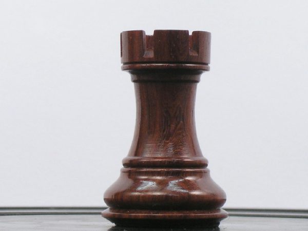 Margaret Anne Knight Staunton 3 inch King - Bud Rosewood Chess Pieces - Image 2