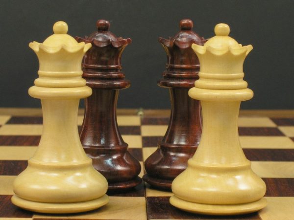 Margaret Anne Knight Staunton 3 inch King - Bud Rosewood Chess Pieces - Image 6