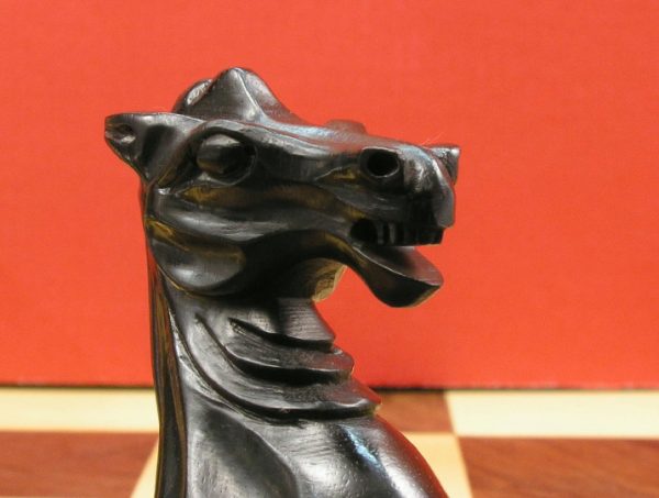 Margaret Anne Knight Staunton 3 inch King - Bud Rosewood Chess Pieces - Image 7