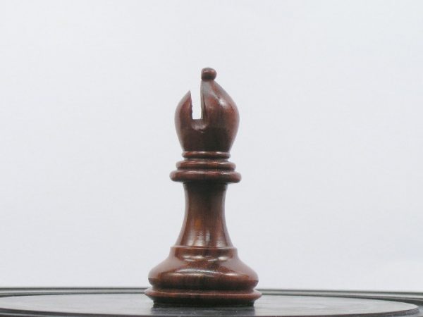 Margaret Anne Knight Staunton 3 inch King - Bud Rosewood Chess Pieces - Image 9