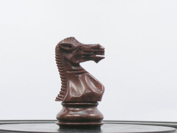 Margaret Anne Knight Staunton 3 inch King - Bud Rosewood Chess Pieces - Image 10