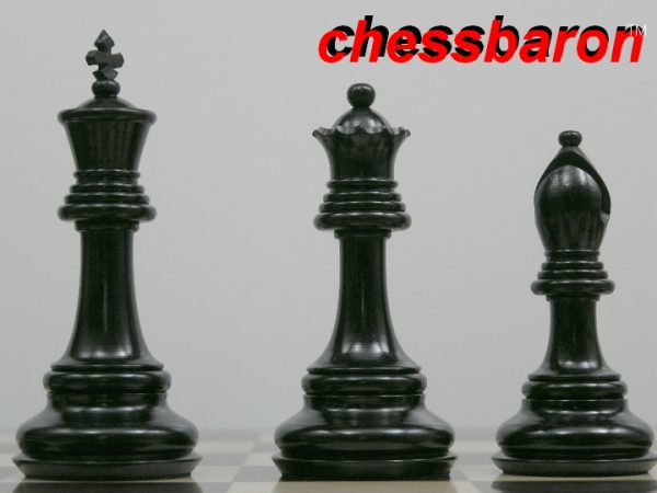Majestic Staunton Triple Weighted in Ebony Chess Pieces - Image 7
