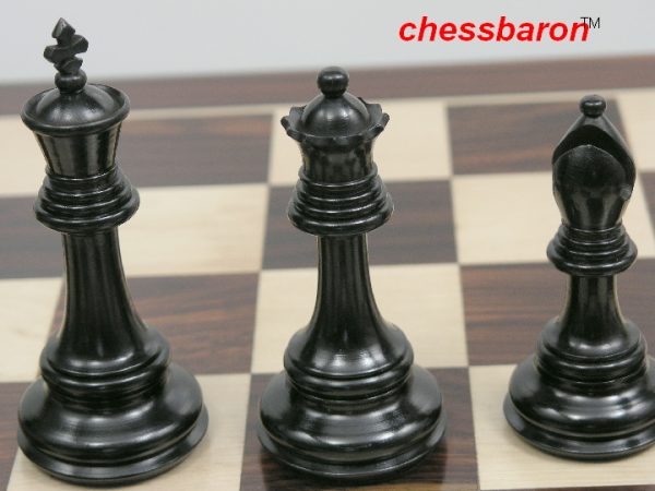 Majestic Staunton Triple Weighted in Ebony Chess Pieces - Image 8