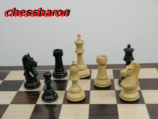 Majestic Staunton Triple Weighted in Ebony Chess Pieces - Image 9