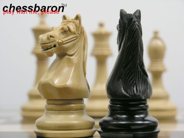 Majestic Staunton Triple Weighted in Ebony Chess Pieces - Image 11