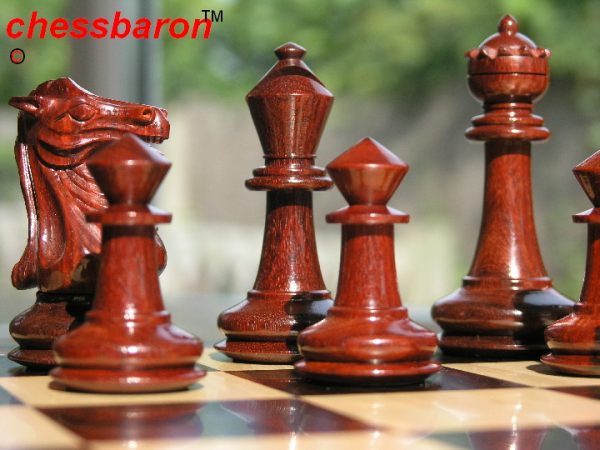 Staunton Alexander Bud Rosewood Staunton Chess Pieces