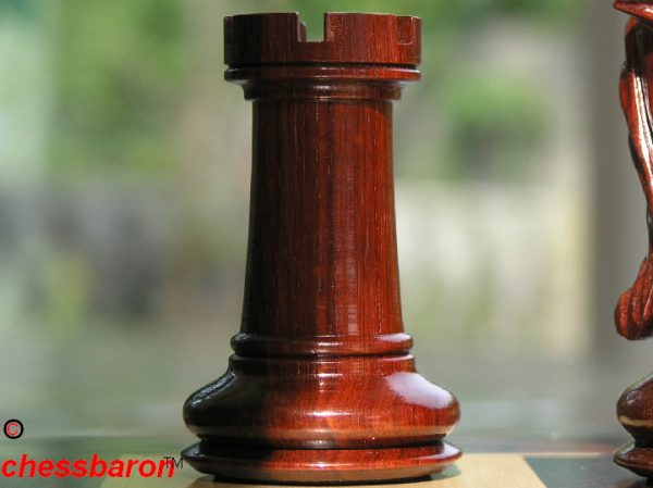 Staunton Alexander Bud Rosewood Staunton Chess Pieces - Image 7