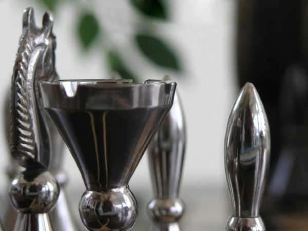 The Sebastian in Heavy Copper and Copper Finish Chess Set - Image 4