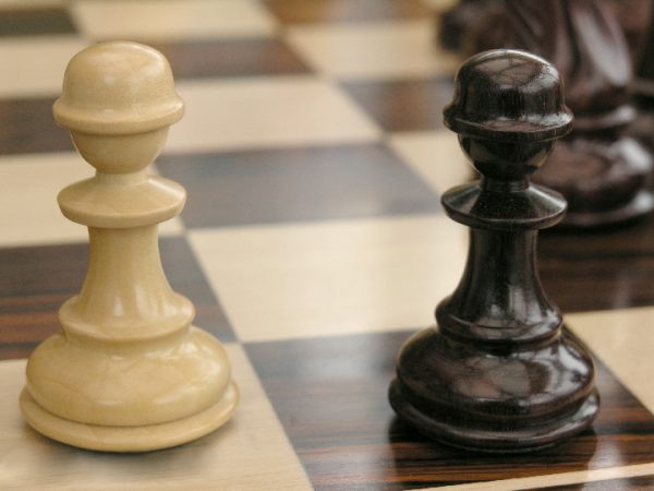 Old Deuteronomy Triple Weighted Bud Rosewood Staunton Chess Pieces - Image 6
