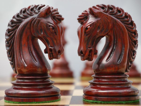 Limited Edition - The Ezekiel Chess Pieces in Bud Rosewood