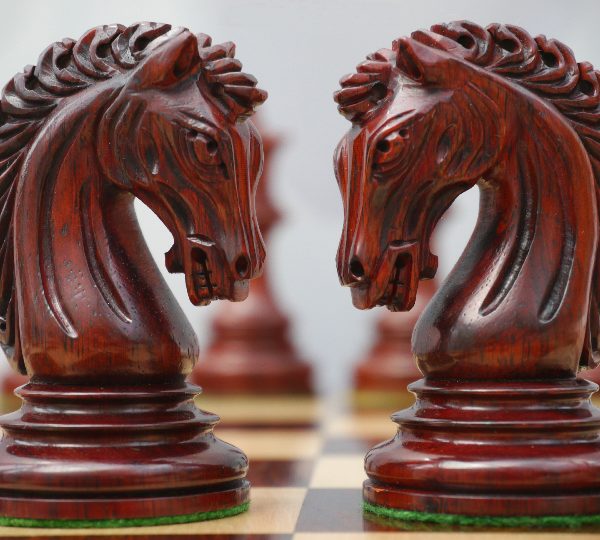Limited Edition - The Ezekiel Chess Pieces in Bud Rosewood