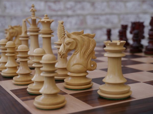 The Milan Chess Set in Bud Rosewood - Image 2
