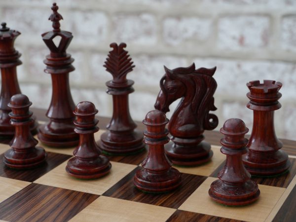 The Milan Chess Set in Bud Rosewood - Image 6
