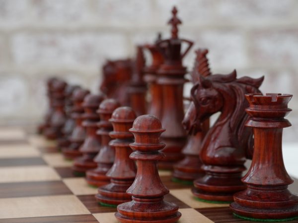 The Milan Chess Set in Bud Rosewood - Image 7