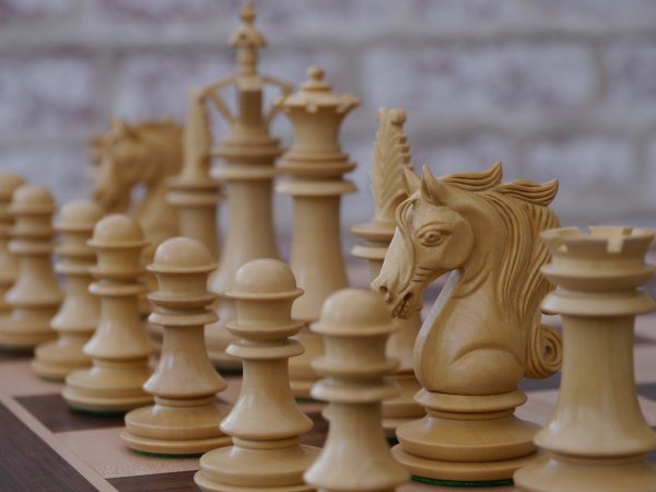 The Milan Chess Set in Bud Rosewood - Image 8