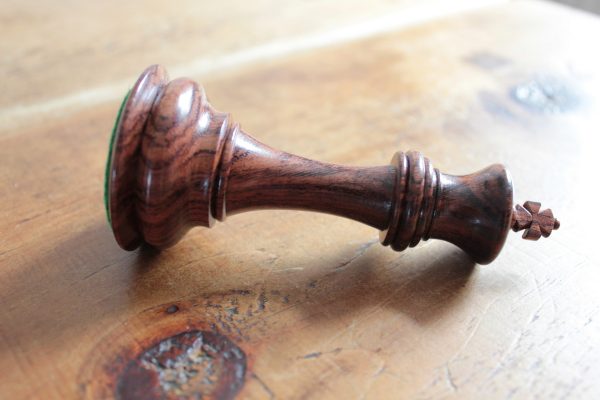 The Mayfield Triple Weighted Chess Pieces in Cocobolo - Image 2