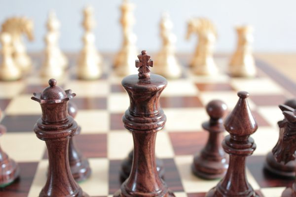 The Mayfield Triple Weighted Chess Pieces in Cocobolo - Image 4