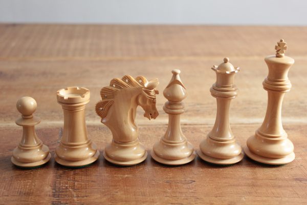 The Mayfield Triple Weighted Chess Pieces in Cocobolo - Image 7