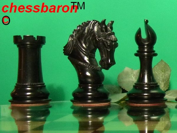 Limited Edition King Arthur in Ebony Chess Pieces