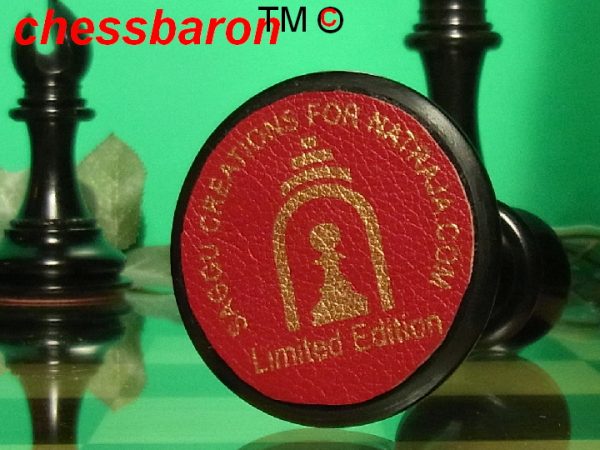 Limited Edition King Arthur in Ebony Chess Pieces - Image 4