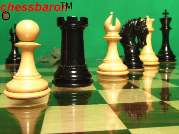 Limited Edition King Arthur in Ebony Chess Pieces - Image 6