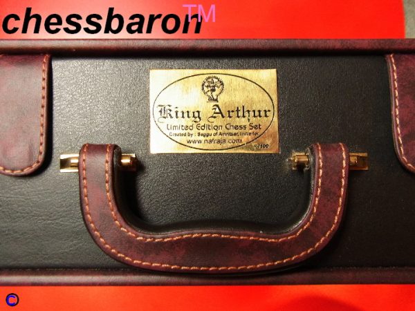 Limited Edition King Arthur in Ebony Chess Pieces - Image 7