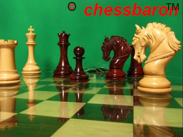 Limited Edition King Arthur in Bud Rosewood Chess Pieces - Image 3