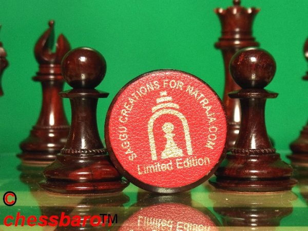 Limited Edition King Arthur in Bud Rosewood Chess Pieces - Image 5