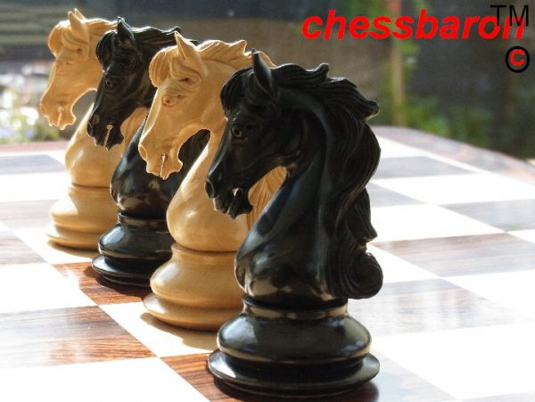 Limited Edition Sea Horse in Ebony Chess Pieces - Image 7