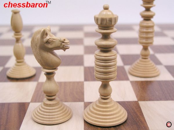 Reproduction Antique - John Calvert Chess Set Chess Pieces - Image 4