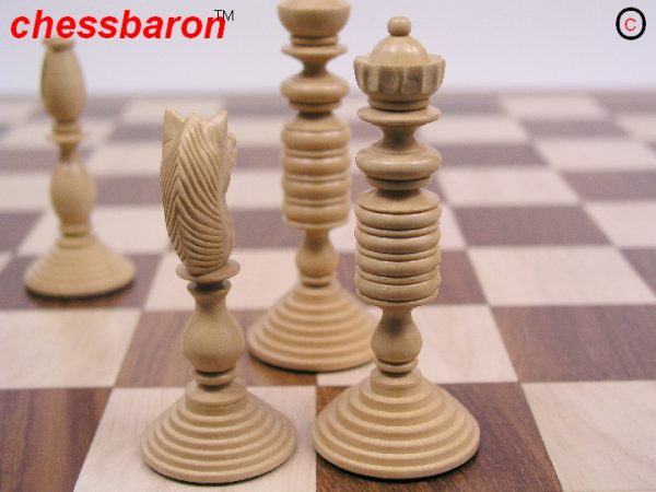 Reproduction Antique - John Calvert Chess Set Chess Pieces - Image 10