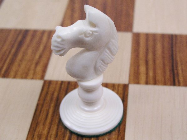 Reproduction Antique Camel Bone John Calvert Chess Set - Image 5