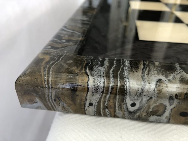 Large Italfama Maple and Briar Chess Board - Image 9