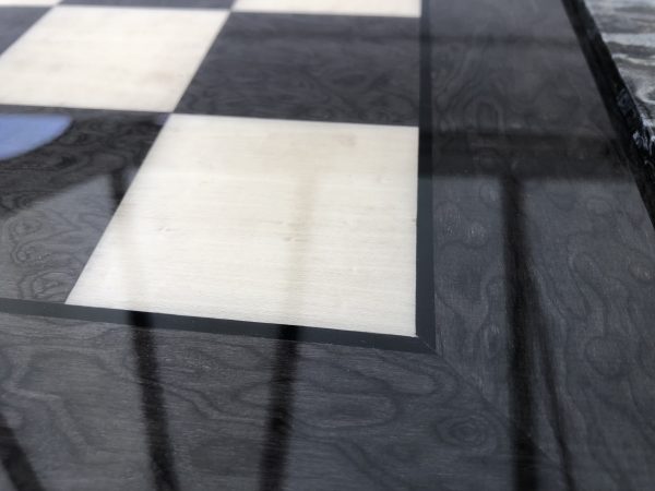 Large Italfama Maple and Briar Chess Board - Image 3