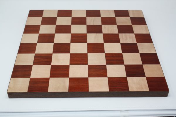 Padauk and Maple Solid Chess Board 2" Squares - Image 4