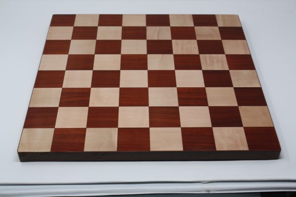 Padauk and Maple Solid Chess Board 2" Squares - Image 5
