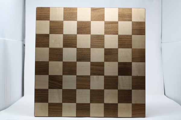 Acacia and Maple Solid Chess Board 2" Squares - Image 2