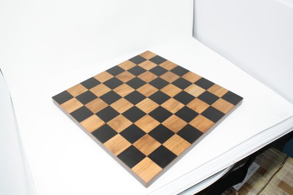 Ebony and Acacia Solid Chess Board 2" Sq - SECONDS - Image 5