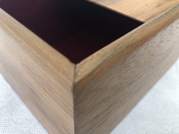 Solid Acacia Wood Chess Case 7 x 6 x 3 inches - Image 8