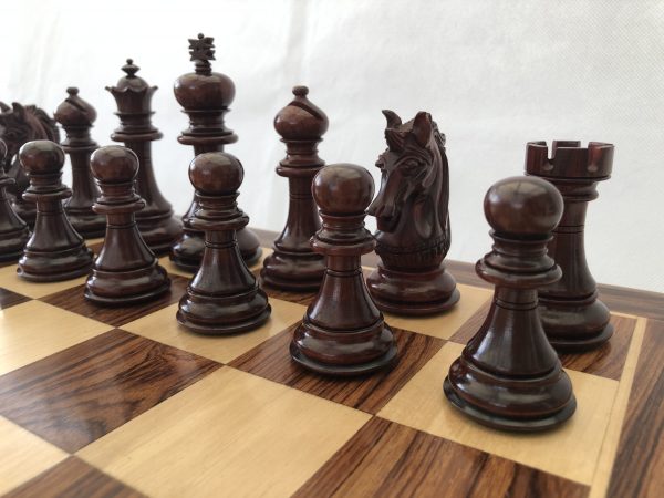 The Oxford - Bud Rosewood Triple Weight Chess Set - Image 19