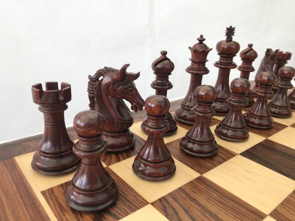 The Oxford - Bud Rosewood Triple Weight Chess Set - Image 17
