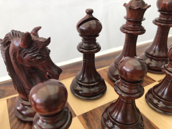 The Oxford - Bud Rosewood Triple Weight Chess Set - Image 15