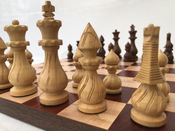 The Eastern Testament Chess Set - Double Weighted in Acacia
