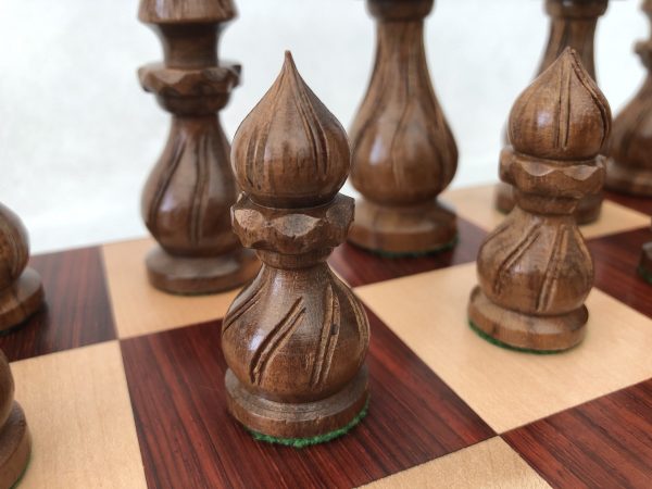 The Eastern Testament Chess Set - Double Weighted in Acacia - Image 12