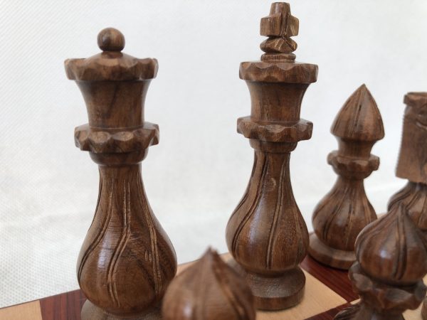 The Eastern Testament Chess Set - Double Weighted in Acacia - Image 13