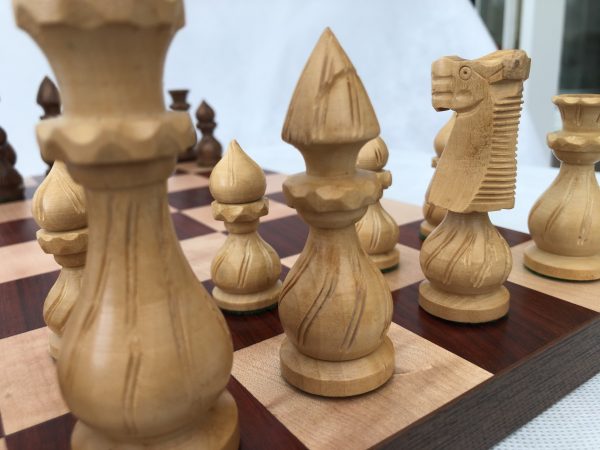 The Eastern Testament Chess Set - Double Weighted in Acacia - Image 14