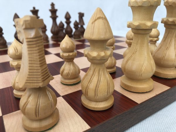 The Eastern Testament Chess Set - Double Weighted in Acacia - Image 15