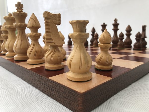 The Eastern Testament Chess Set - Double Weighted in Acacia - Image 3