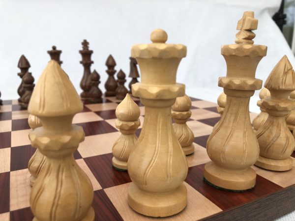 The Eastern Testament Chess Set - Double Weighted in Acacia - Image 6